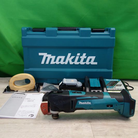 [送料無料] ☆Makita マキタ 充電式 マルチツール TM51DRG 18V/6.0Ah バッテリ1個付 DC18RC 切断 剥離 研削 工具 DIY 大工道具 電動工具☆