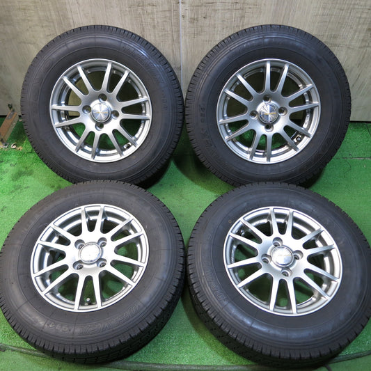 [送料無料]バリ溝！キレイ！9.5分以上★スタッドレス 165/80R13 94/93N トーヨー デルベックス 934 NEXTA ネクスタ 13インチ PCD100/4H★3061402Hス