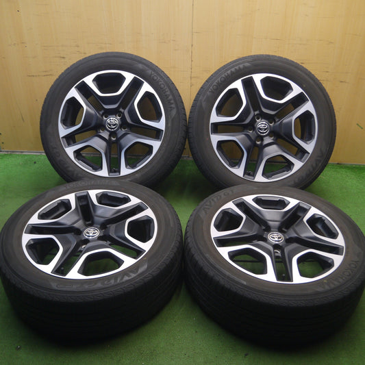 *送料無料* キレイ！20年★トヨタ RAV4 アドベンチャー 純正 235/55R19 ヨコハマ AVID GT S35 19インチ PCD114.3/5H★4022011Hノ