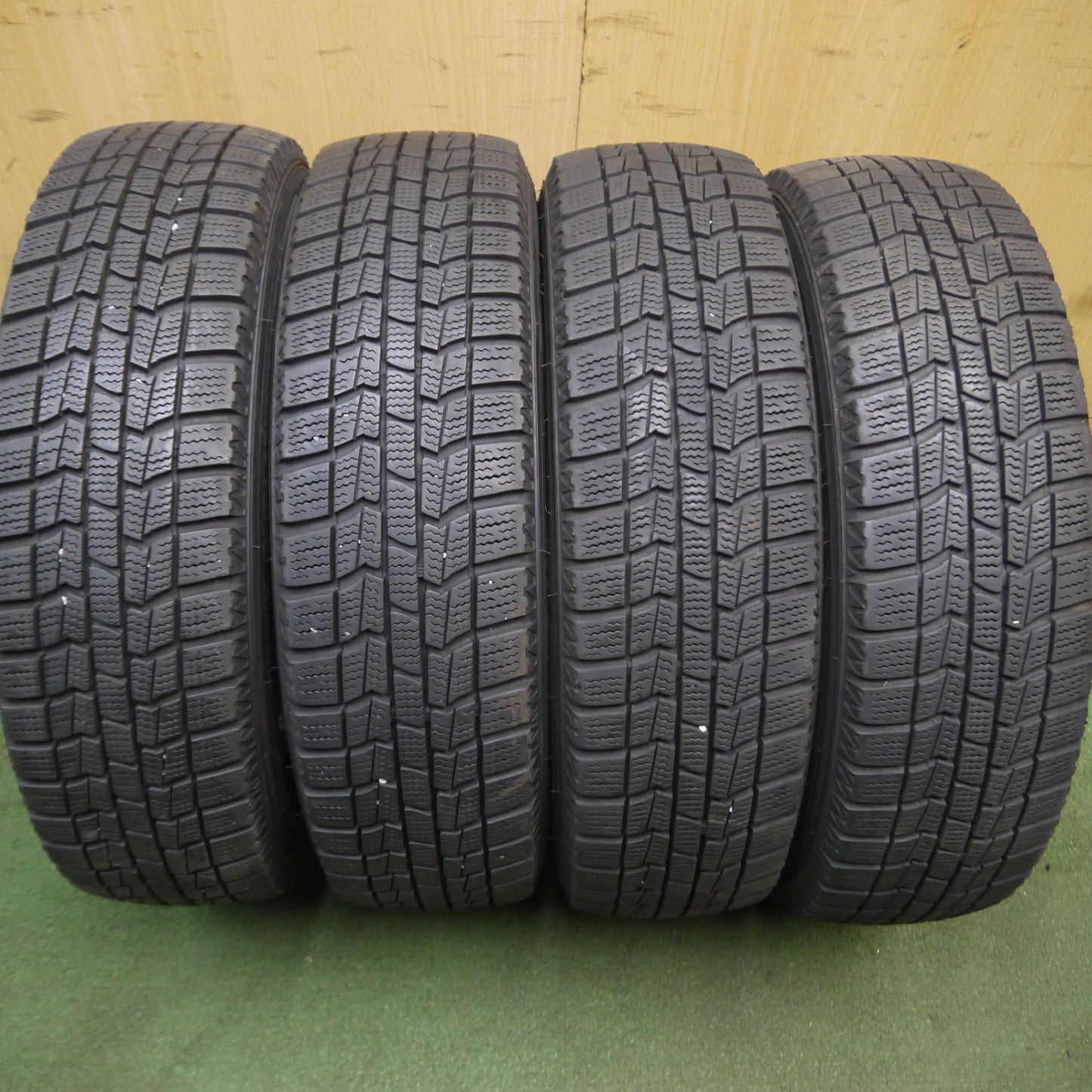 *送料無料*バリ溝！20年！キレイ！9.5分以上★スタッドレス 155/65R14 SEIN AME オートバックス ノーストレック N3i ザイン 14インチ PCD100/4H★4013002Hス