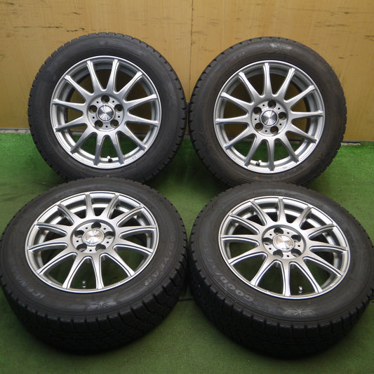 *送料無料*バリ溝！20年！9.5分以上★シエンタ 等 185/60R15 スタッドレス グッドイヤー アイスナビ6 ravrion LUMIERE ラブリオン PCD100/5H★4012904Hス