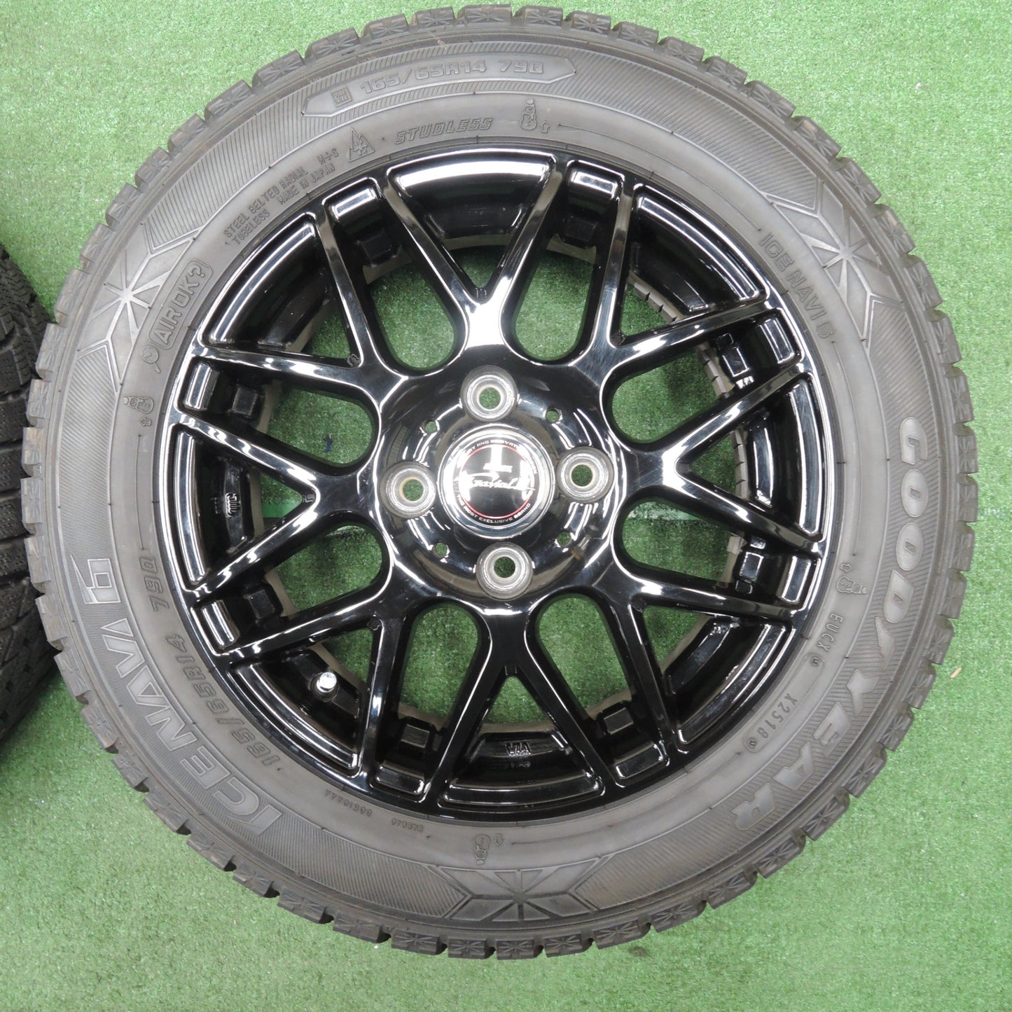 *送料無料* 4本価格★スタッドレス 165/65R14 グッドイヤー アイスナビ6 D.O.S. GaviaLⅡ DOS 14インチ PCD100/4H★4022602NJス