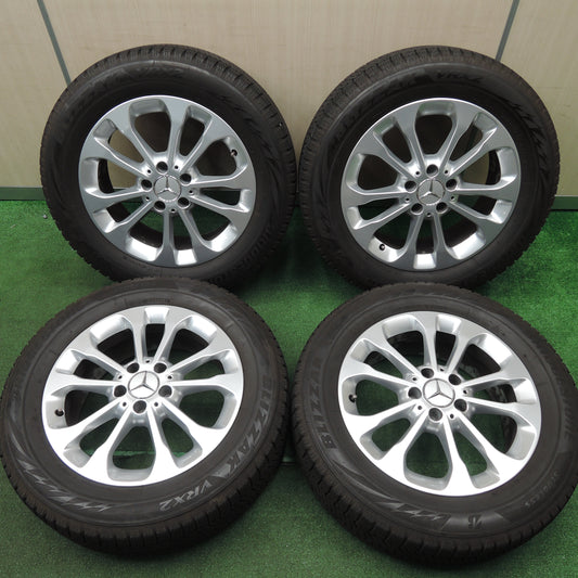 *送料無料*バリ溝！9分★ベンツ X156 GLAクラス 純正 215/60R17 スタッドレス ブリヂストン ブリザック VRX2 17インチ PCD112/5H★4011315HAス