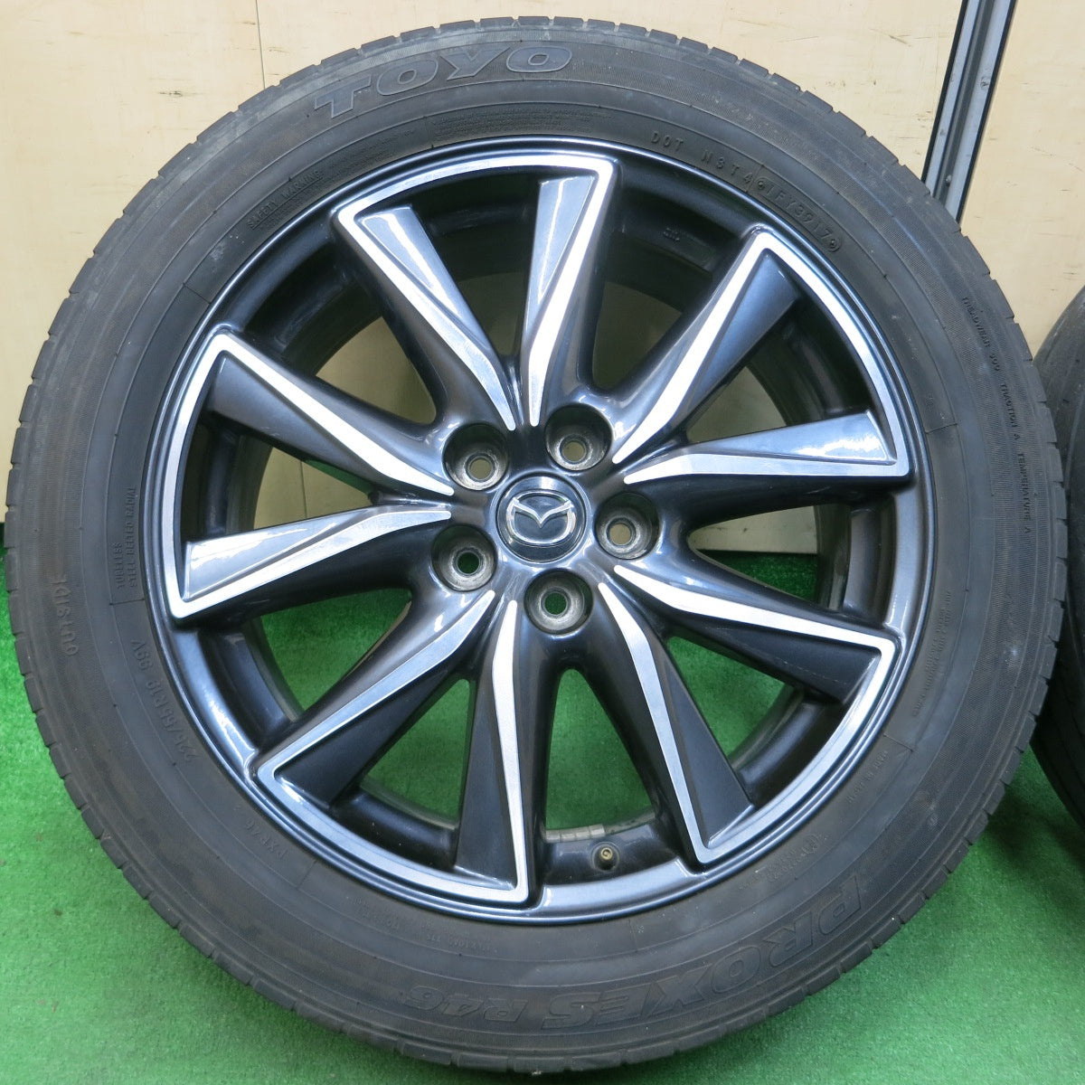 *送料無料* 4本価格★マツダ CX-5 純正 225/55R19 トーヨー プロクセス R46 19インチ PCD114.3/5H★4030101イノ