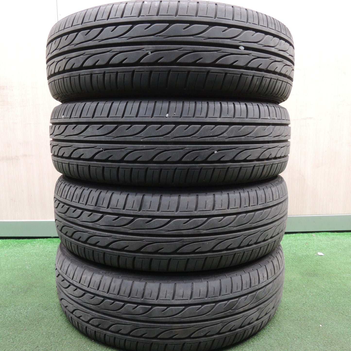 *送料無料* バリ溝！21年！キレイ！8.5分★ダイハツ LA700S ウェイク 純正 165/55R15 ダンロップ EC202 15インチ PCD100/4H★4021709HAノ