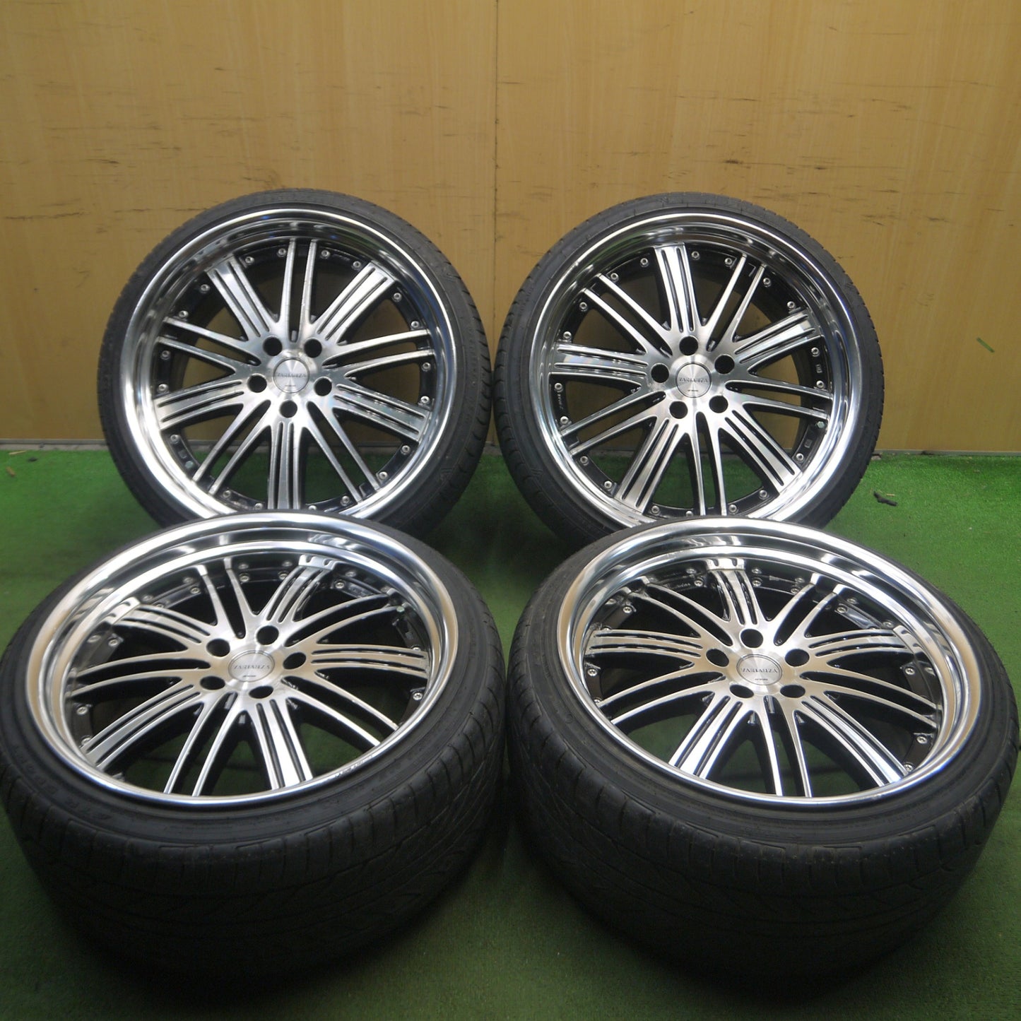 *送料無料* バリ溝！8.5分★WORK VARIANZA VRF-SR 225/35R20 245/35R20 ウィンラン R330 ATR SPORT ワーク ヴァリアンツァ PCD114.3/5H★4030505Hノ