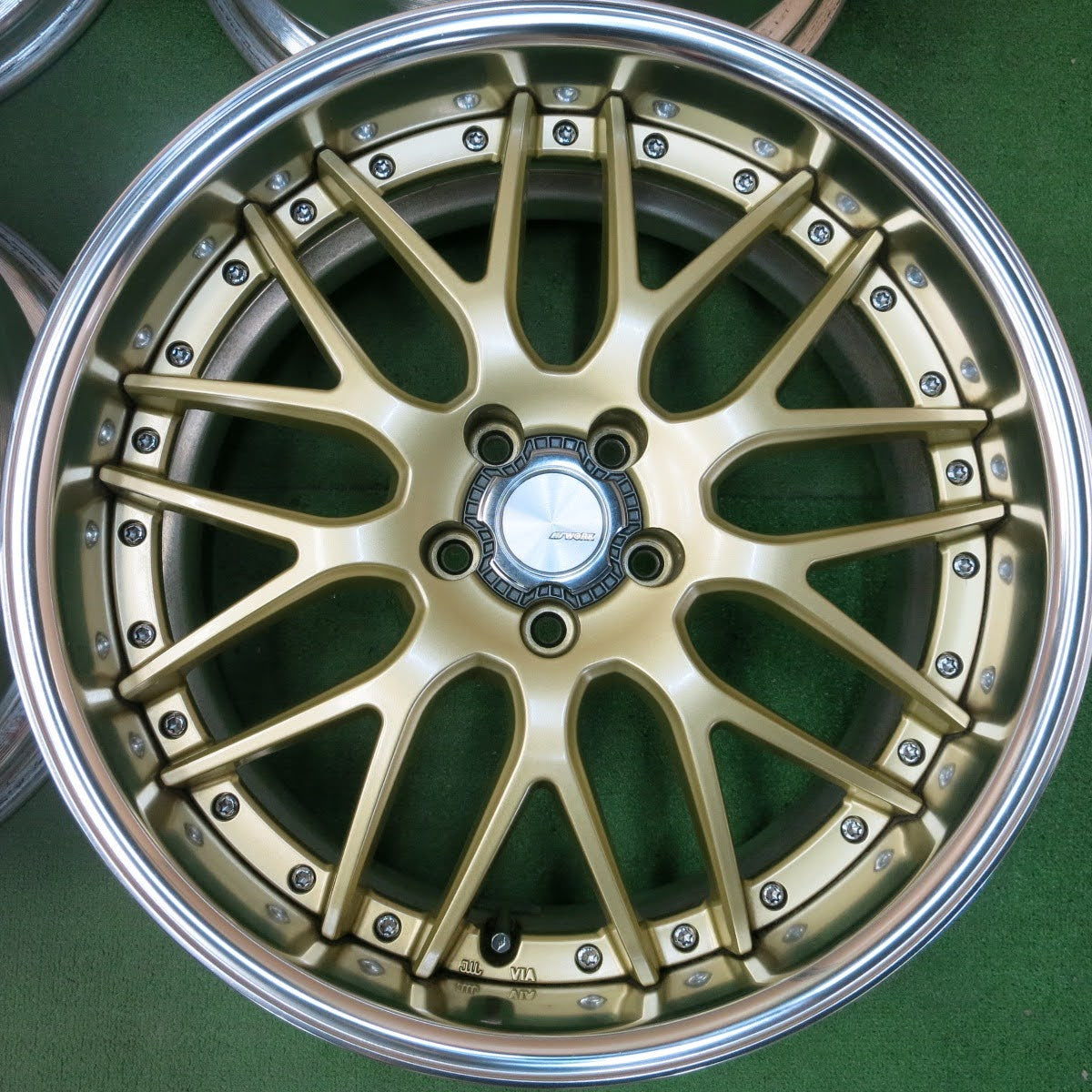 [送料無料]キレイ★WORK Lanvec LM1 20インチ ホイール 20×8.5J 20×9.5J ワーク ランベック PCD114.3/5H★3092601ヒホ