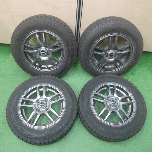 *送料無料*バリ溝！19年！綺麗！9.5分★スタッドレス 175/70R14 ダンロップ ウインターマックス WM01 GYLE VIVAZA ガイル 14インチ PCD100/4H★3120810SYス