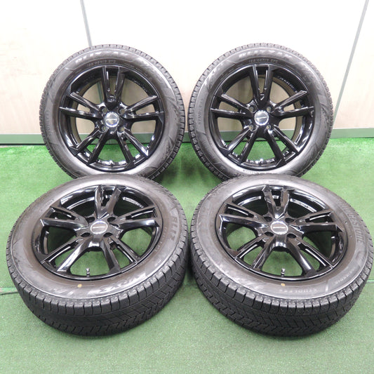 *送料無料*超バリ溝！22年！キレイ！ほぼ10分★プジョー 等 EURO TECH 195/55R16 スタッドレス ブリヂストン ブリザック VRX3 16インチ PCD108/4H★3112904NJス