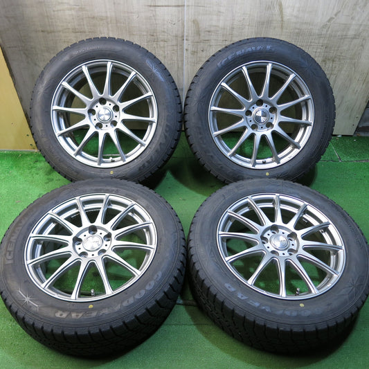 [送料無料]キレイ★スタッドレス 215/60R17 グッドイヤー アイスナビ6 ravrion LUMIERE ラブリオン 17インチ PCD114.3/5H★3061205Hス