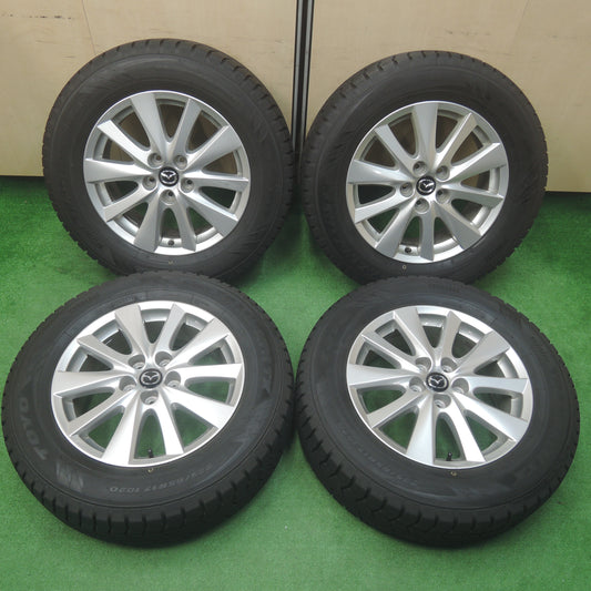 *送料無料*超バリ溝！19年！綺麗！ほぼ10分★マツダ CX-5 純正 225/65R17 スタッドレス トーヨー ウインタートランパス TX 17インチ PCD114.3/5H★3113010SYス