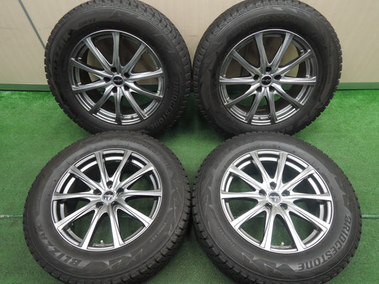 *送料無料*キレイ★スタッドレス 235/65R18 ブリヂストン ブリザック DM-V2 EuroSpeed MANARAY SPORT PCD114.3/5H★3111116HAス