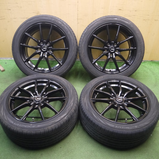 *送料無料* バリ溝！20年！キレイ！9.5分★G.Speed 215/50R17 ヨコハマ ブルーアース RV-02  Gスピード 17インチ PCD114.3/5H★4031101Hノ