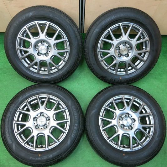 *送料無料*バリ溝！21年！9.5分以上★プリウス等 195/65R15 グッドイヤー EfficientGrip ECO hybrid EG01 Verthandi ヴェルザンディ PCD100/5H★3122501イノ