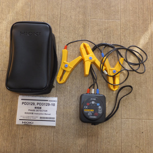 [送料無料]美品★日置電機 HIOKI 検相器 PD3129-10 非接触式　PHASE DETECTOR★