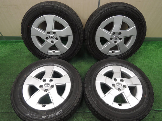 [送料無料]4本価格★トヨタ 30系 プリウス 純正 195/65R15 スタッドレス ダンロップ DSX 15インチ PCD100/5H★3102702HAス