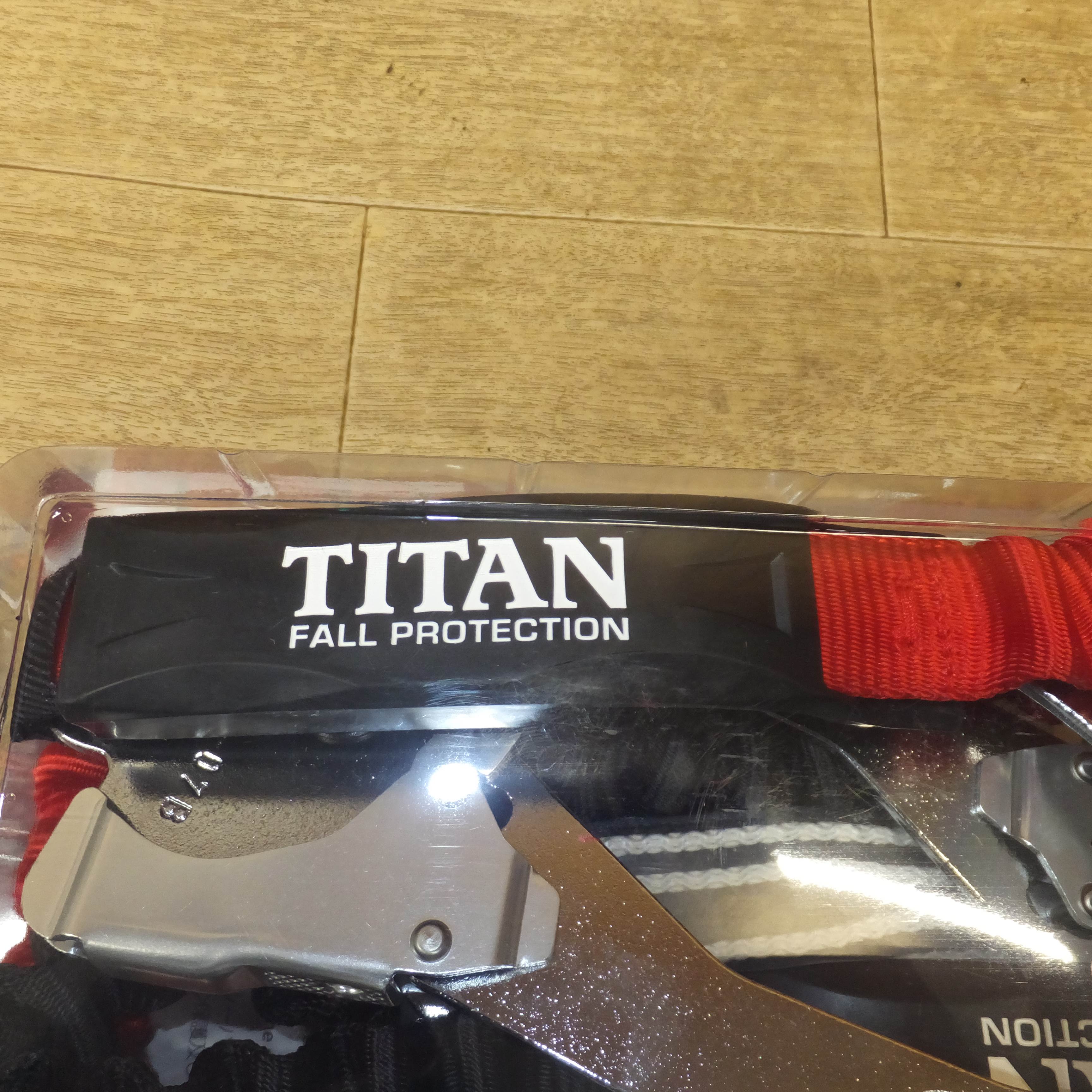 [送料無料]未使用★サンコー TITAN フルハーネス型用ランヤード B-HLW01　使用可能質量 100kg★