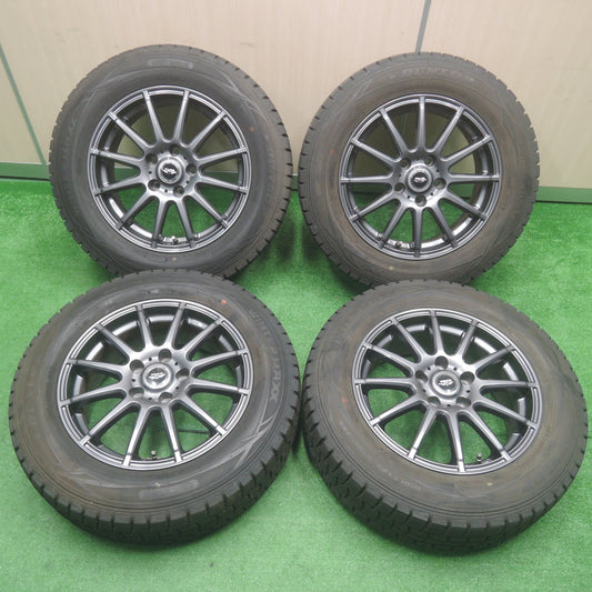 [送料無料]バリ溝！19年！キレイ！9分★スタッドレス 205/65R16 ダンロップ ウインターマックス WM01 TEAD テッド 16インチ PCD114.3/5H★3080905SYス