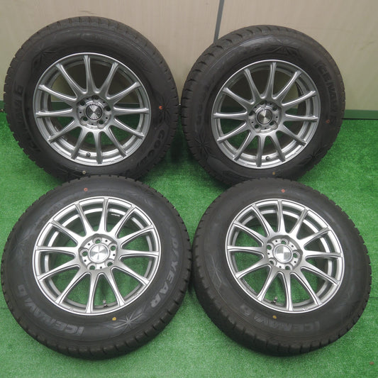 [送料無料]バリ溝！キレイ！9.5分★プリウス 等 195/65R15 スタッドレス グッドイヤー アイスナビ6 ravrion LUMIERE ラブリオン 15インチ PCD100/5H★3073102SYス