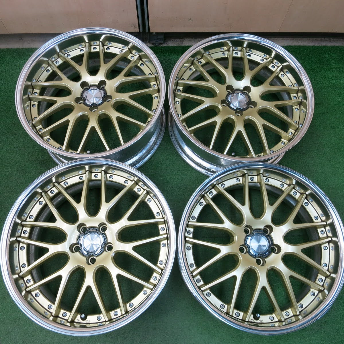 [送料無料]キレイ★WORK Lanvec LM1 20インチ ホイール 20×8.5J 20×9.5J ワーク ランベック PCD114.3/5H★3092601ヒホ