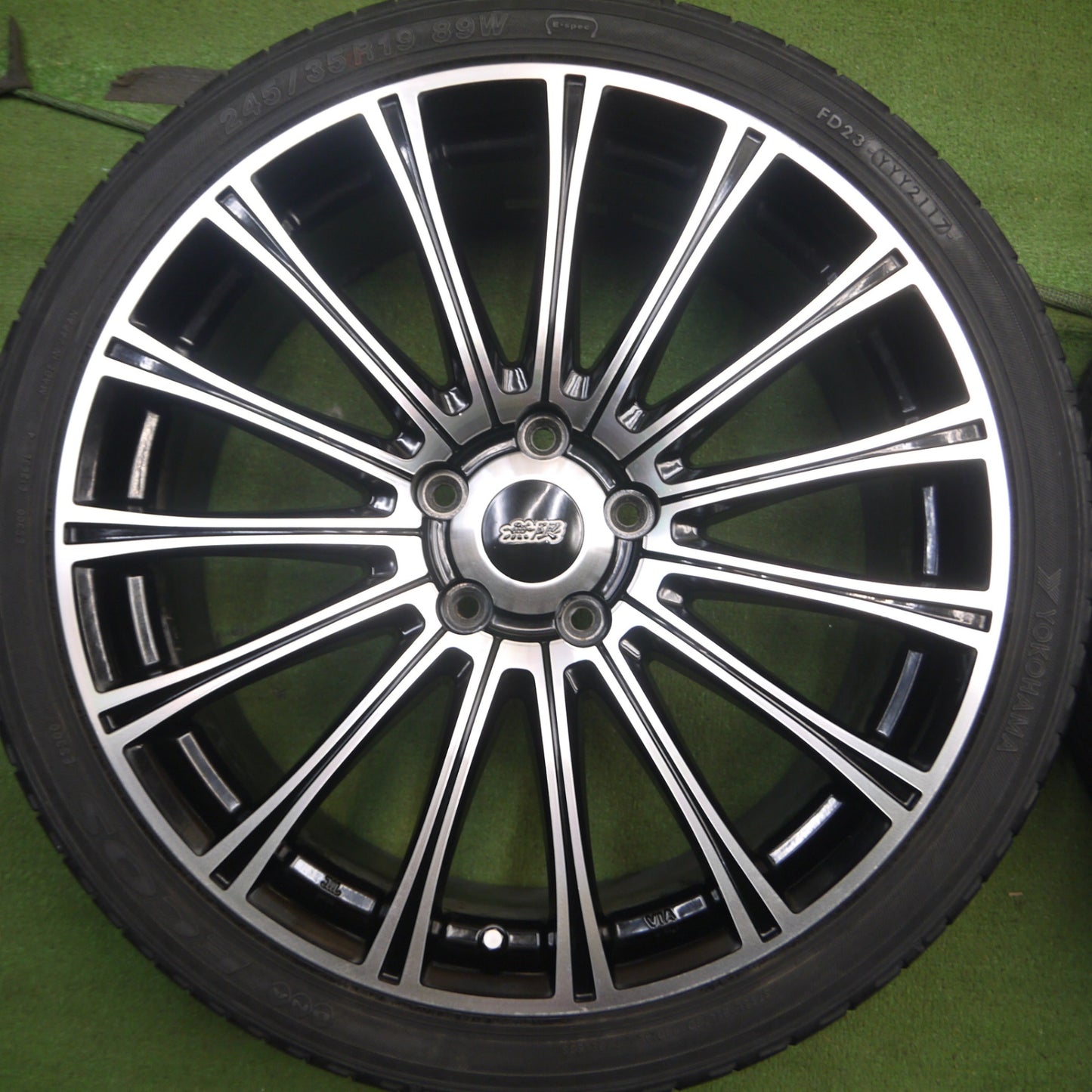 *送料無料* 4本価格★無限 MUGEN 245/35R19 ヨコハマ DNA エコス ES300 19インチ PCD114.3/5H★4031213Hノ