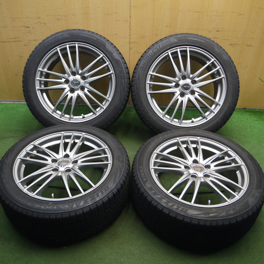 *送料無料*バリ溝！キレイ！8.5分★スタッドレス 225/50R18 ブリヂストン ブリザック VRX2 ECO FORME エコフォルム 18インチ PCD114.3/5H★4013012Hス