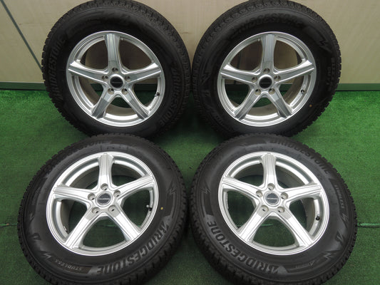 *送料無料*バリ溝！21年！キレイ！9.5分★スタッドレス 225/65R17 ブリヂストン ブリザック DM-V3 BALMINUM バルミナ 17インチ PCD114.3/5H★3111113HAス