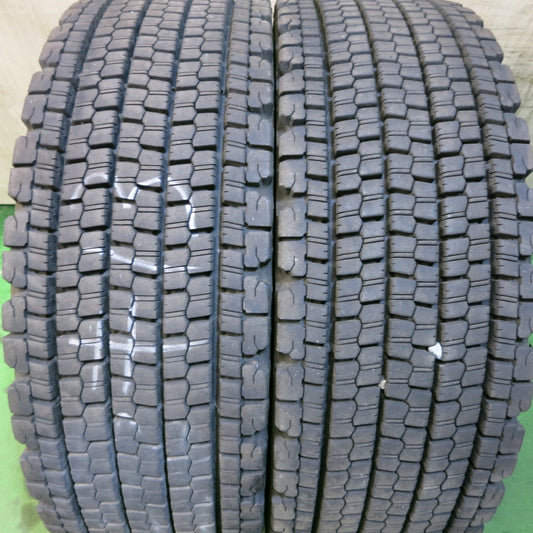 *送料無料*2本価格！22年★トラック タイヤ 265/70R19.5 140/138J スタッドレス ブリヂストン W900 19.5インチ★4013003クスタ