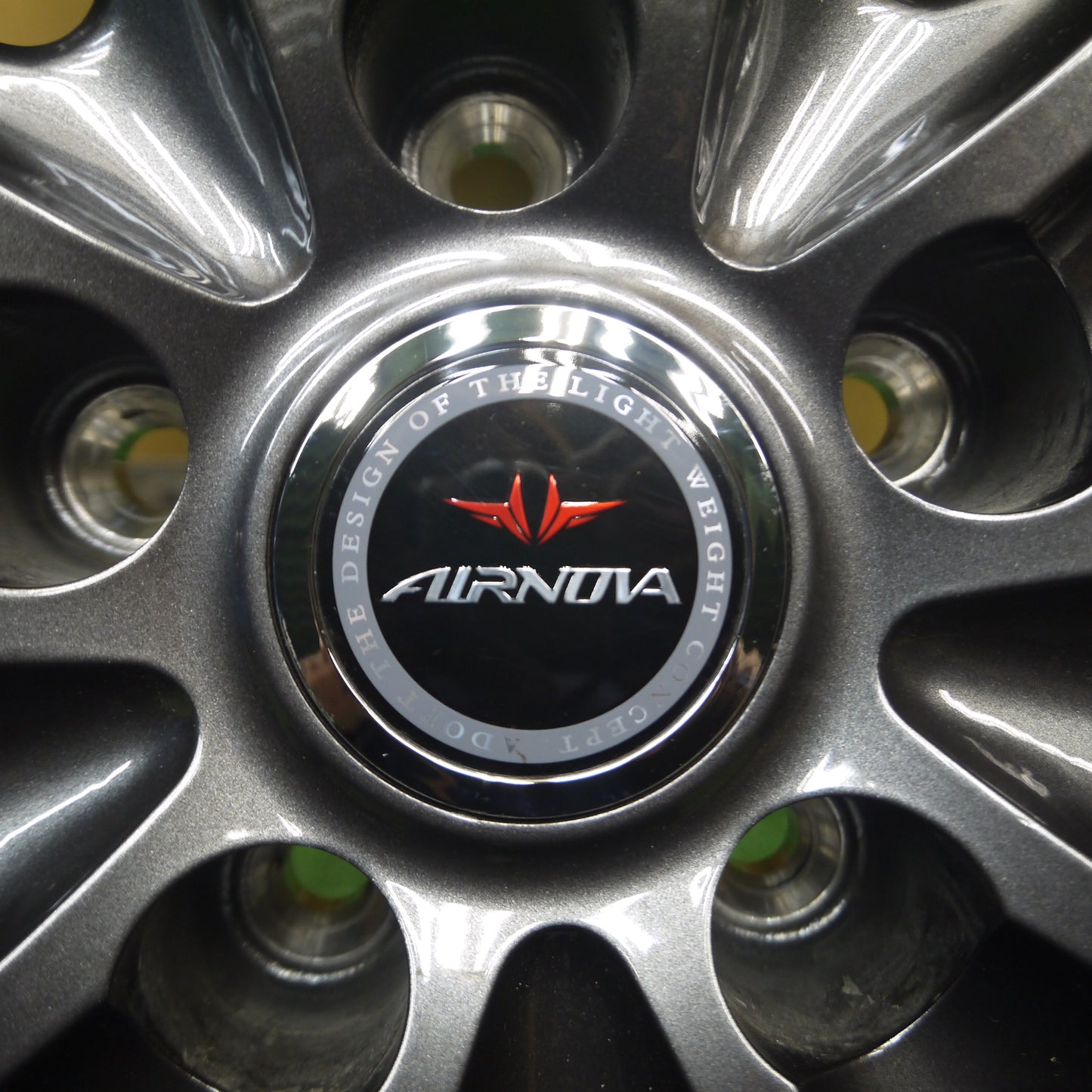 *送料無料*キレイ★AIRNOVA ホイール 17×7J 17インチ エアノヴァ PCD114.3/5H★3112902Hホ