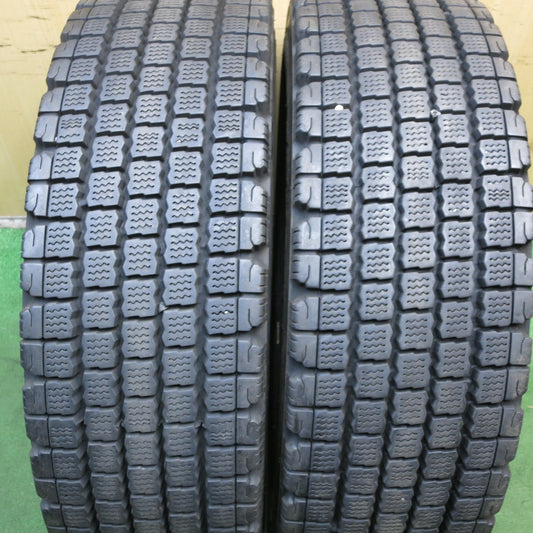 *送料無料* 2本価格！21年★トラック タイヤ 245/70R19.5 136/134J スタッドレス ブリヂストン W910 19.5インチ★4022201クスタ