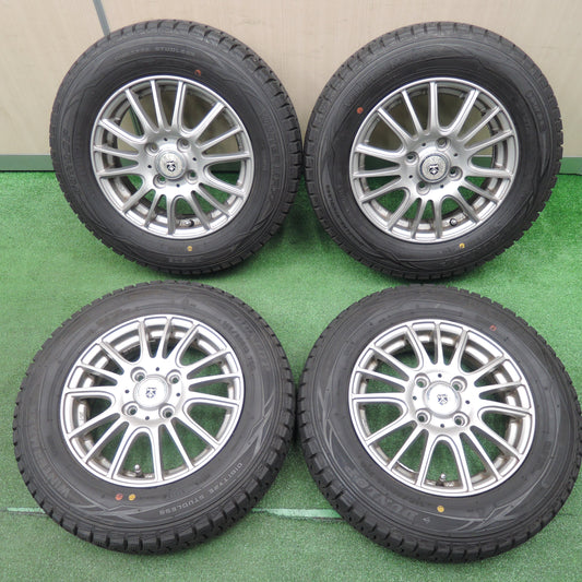 *送料無料*バリ溝！19年！8.5分★スタッドレス 145/80R13 ダンロップ ウインターマックス WM01 GMach 13インチ PCD100/4H★3120112TNス