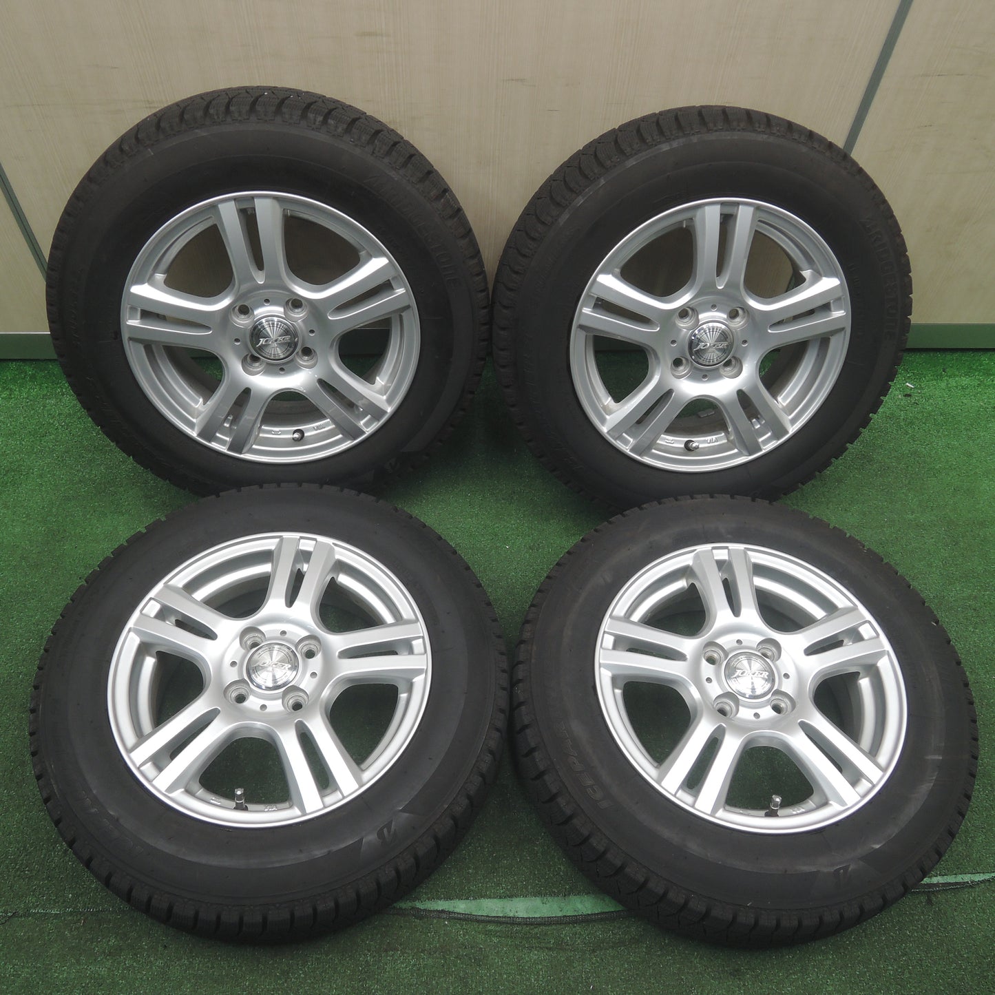 *送料無料*バリ溝！20年！キレイ！9分★スタッドレス 165/70R14 ブリヂストン アイスパートナー2 JOKER ジョーカー 14インチ PCD100/4H★3111306SYス