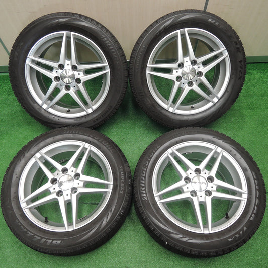 [送料無料]キレイ★ベンツ 等 AGA TAS 205/55R16 スタッドレス ブリヂストン ブリザック VRX 16インチ PCD112/5H★3081701NJス