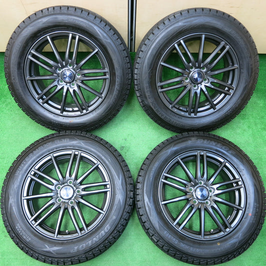 *送料無料*超バリ溝！19年！キレイ！ほぼ10分★スタッドレス 225/65R17 ダンロップ ウインターマックス SJ8 ZAMIK TITO 17インチ PCD114.3/5H★3112706イス