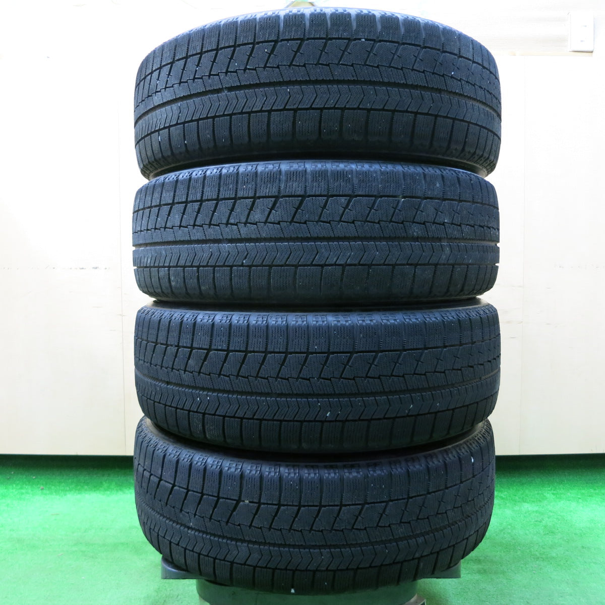 *送料無料*4本価格★トヨタ 20系 ウィッシュ 純正 195/60R16 スタッドレス ブリヂストン ブリザック VRX 16インチ PCD100/5H★3122003イス