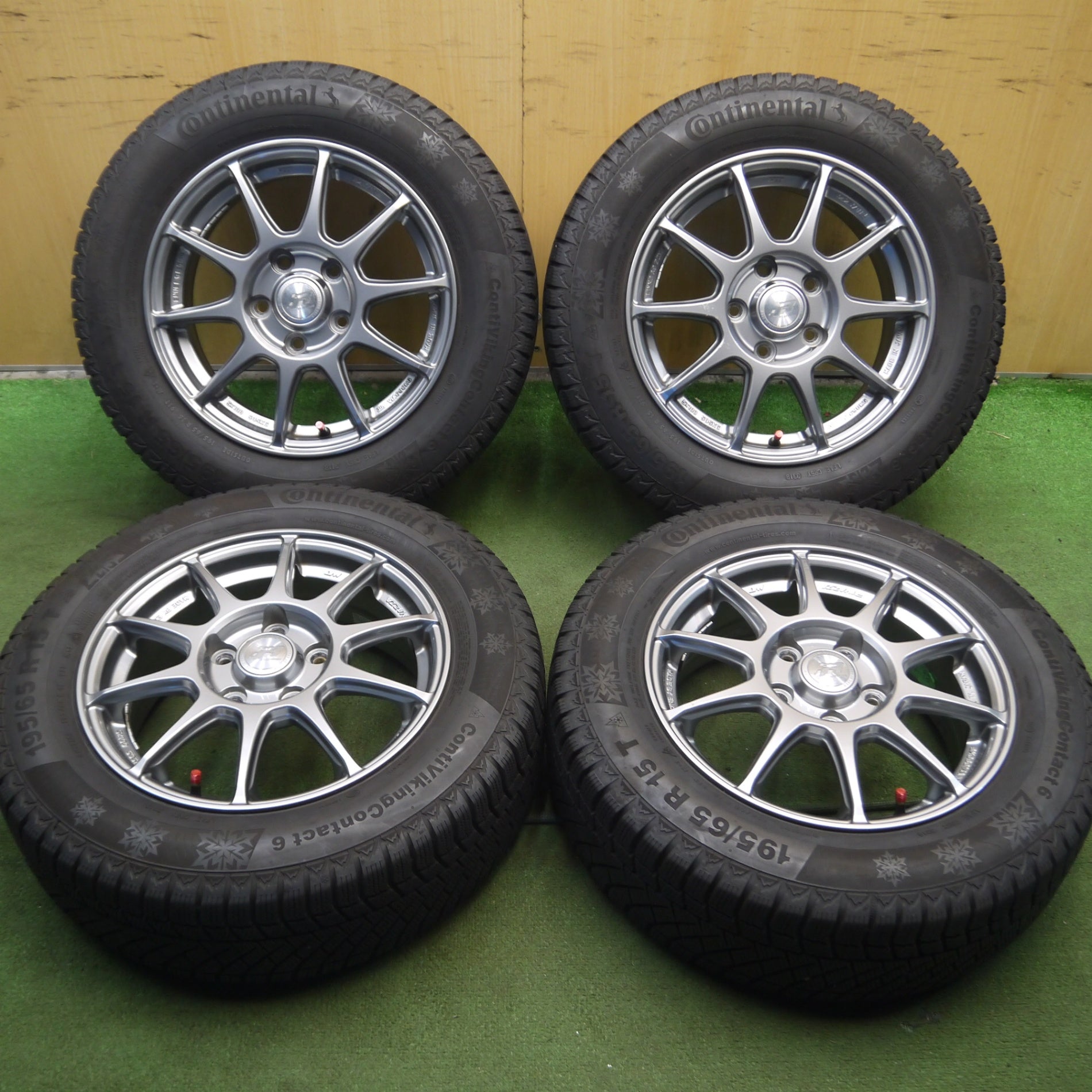 送料無料* バリ溝！キレイ！9分☆ENKEI RIVAZZA 195/65R15 スタッドレス コンチネンタル コンチバイキング コンタク |  名古屋/岐阜の中古カー用品・工具の買取/販売ならガレージゲット