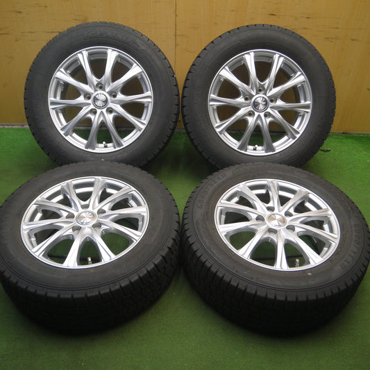 *送料無料* バリ溝！21年！キレイ！9.5分★スタッドレス 215/60R16 グッドイヤー アイスナビ7 アイスナビ8 ILLUGA iG 16インチ PCD114.3/5H★4030604Hス