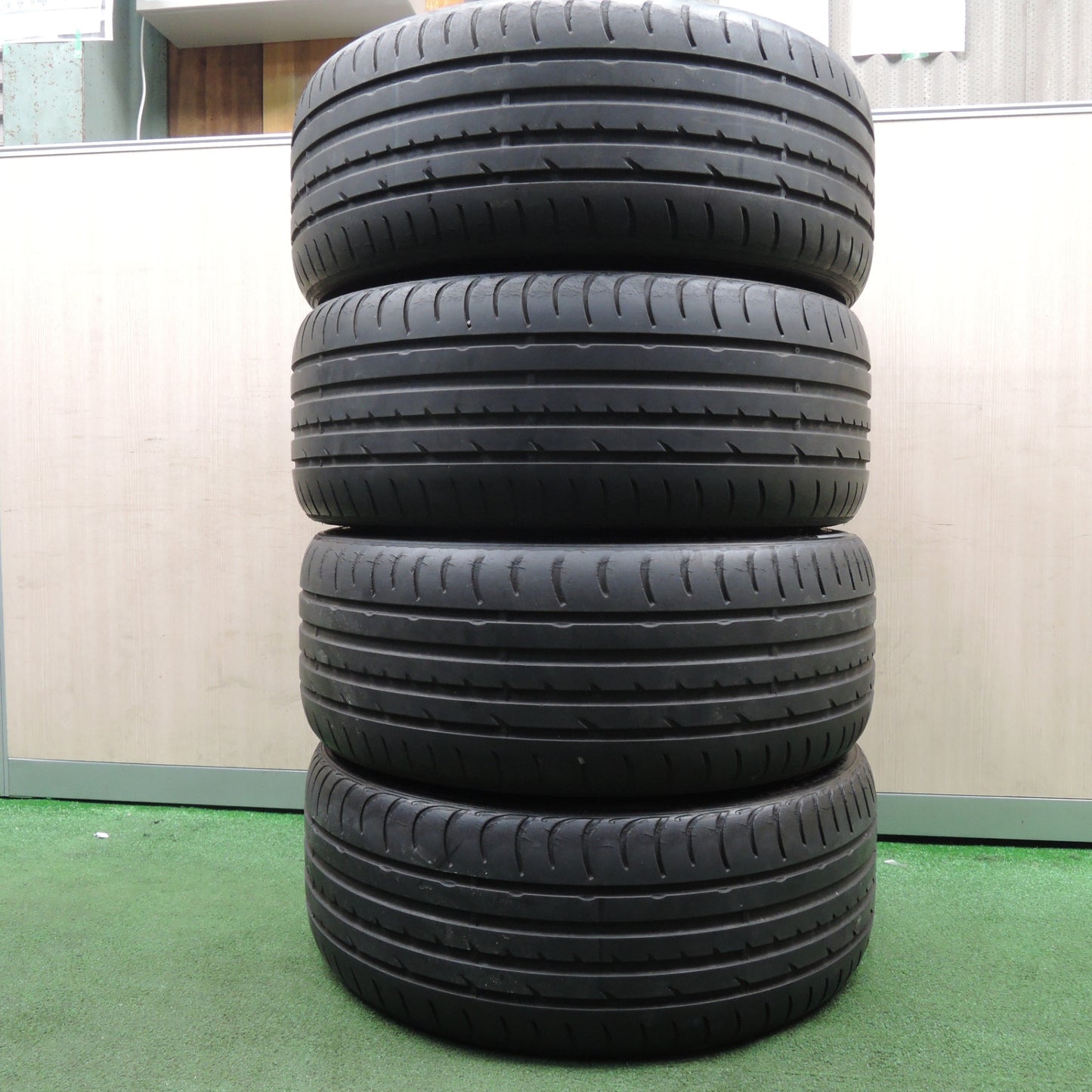 *送料無料* キレイ★RAYS HOMURA 2X7 245/40R19 ロードストーン N8000 レイズ ホムラ 19インチ PCD114.3/5H★4022308NJノ