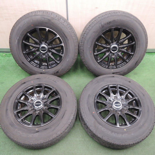 *送料無料* バリ溝！22年！9.5分★ハイエース等 195/80R15 107/105N ダンロップ SP175N BISON バイソン 15インチ PCD139.7/6H★4021202HAノ