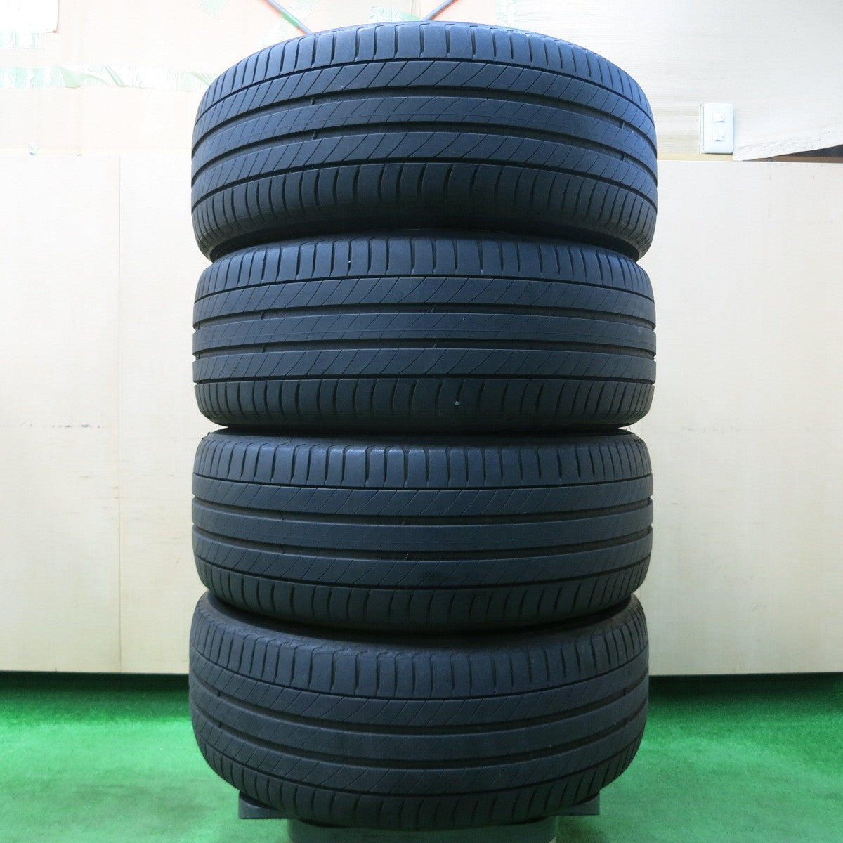 *送料無料* キレイ！21年★ホンダ RV5 RV6 ヴェゼル 純正 225/50R18 ミシュラン プライマシー4 18インチ  PCD114.3/5H★4021604イノ