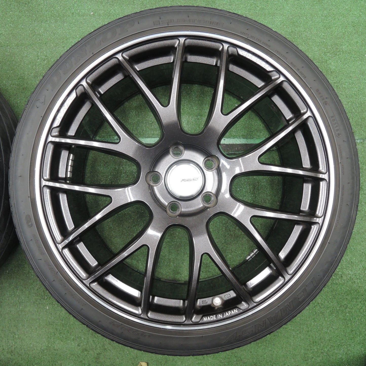 *送料無料* 4本価格★RAYS HOMURA 2×8 GTS 225/40R19 ダンロップ ルマンV 19インチ レイズ ホムラ PCD114.3/5H★4022310NJノ