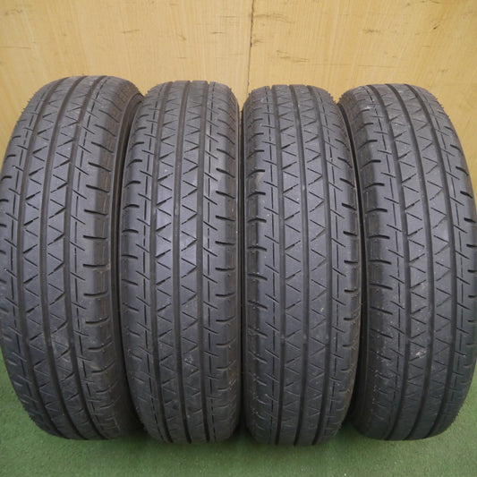 *送料無料* バリ溝！23年！9.5分★145/80R12 80/78N ヨコハマ BluEarth-Van RY55 タイヤ 12インチ 軽トラ 軽バン 等★4030502Hノタ