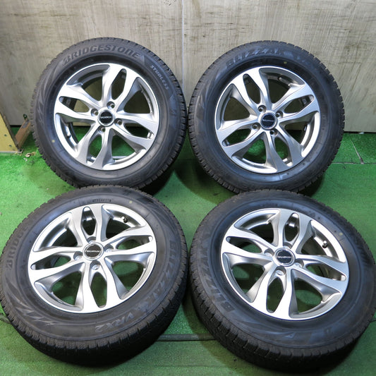 [送料無料]バリ溝！21年！キレイ！8.5分★スタッドレス 185/65R15 ブリヂストン ブリザック VRX2 BALMINUM バルミナ 15インチ PCD100/4H★3052310Hス