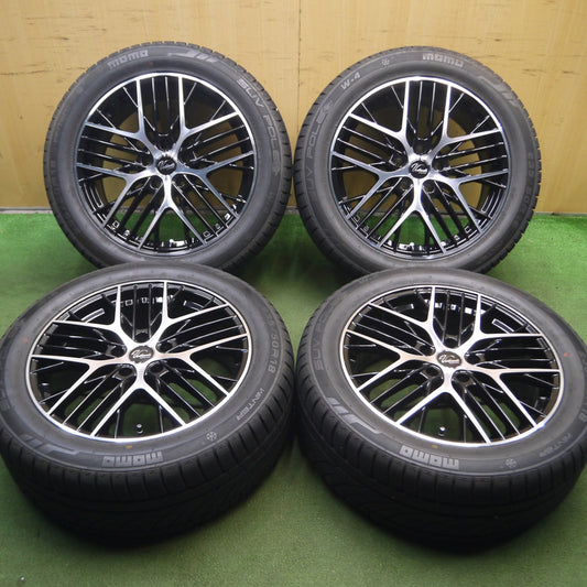 *送料無料* バリ溝！22年！キレイ！9.5分★Verthandi 235/50R18 モモ SUV POLE ヴェルサンディ ヴェルザンディ 18インチ PCD114.3/5H★4021417Hス