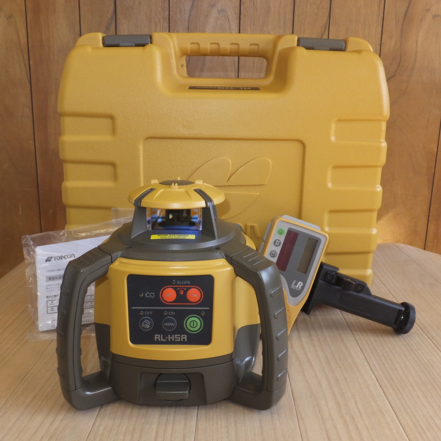 [送料無料] 美品★トプコン TOPCON ローテーティングレーザー RL-H5A　レベルセンサー LS-80L　HOLDER-6　セット★