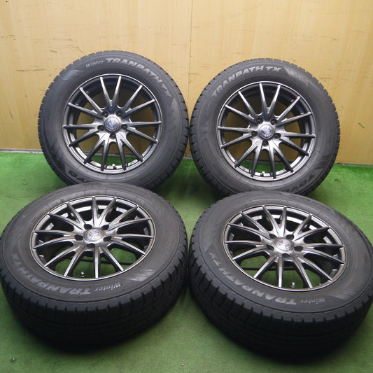 [送料無料]バリ溝！キレイ！8.5分★スタッドレス 225/65R17 トーヨー ウインタートランパス TX SHAKEDOWN VS シェイクダウン 17インチ PCD114.3/5H★3110805Hス