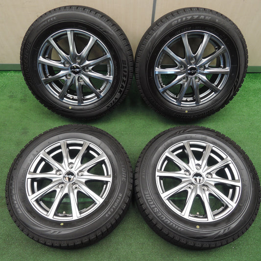 *送料無料*バリ溝！20年！キレイ！9.5分★スタッドレス 185/65R15 ブリヂストン ブリザック VRX EuroSpeed MANARAY SPORT PCD114.3/5H★3120404TNス