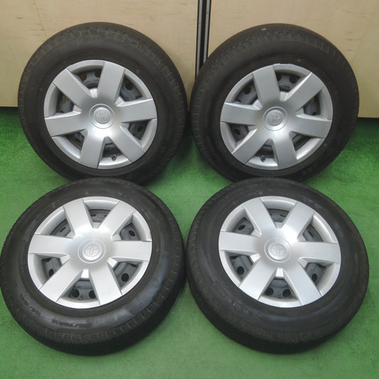 *送料無料* キレイ！20年★トヨタ ハイエース 純正 スチール 185/75R15 106/104L ヨコハマ SUPER VAN 356 PCD139.7/6H★4022708SYノ