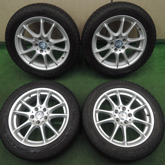 *送料無料*バリ溝！キレイ！9.5分★ベンツ Aクラス W169 純正 205/55R17 スタッドレス トーヨー ウインター トランパス MK4α 17インチ PCD112/5H★3120809TNス