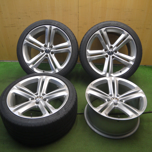 *送料無料*キレイ★ワーゲン ティグアン 純正 255/40R19 ダンロップ SPスポーツマックス GT 19インチ PCD112/5H★4011908Hノ